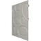 Ekena Millwork 19 5/8in. W x 19 5/8in. H Felix EnduraWall Decorative 3D Wall Panel Covers 2.67 Sq. Ft. WP20X20FEDST - alternate 2